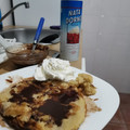 El cooksnap de Vanessa Medina Lara cuando hizo Tortitas americanas o pancakes.