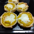 El cooksnap de Ceci Aramayo cuando hizo Empanadas de Calabaza, huevo y muzzarella.