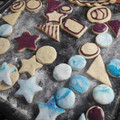 El cooksnap de Monica cuando hizo Galletas 🍪 de mantequilla decoradas con fondant de NAVIDAD 🎄🎁.