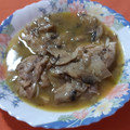 El cooksnap de Luz cuando hizo Conejo con champiñones a la cerveza en olla exprés.
