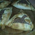 El cooksnap de Claudia La Grotta cuando hizo Fatay al horno o sfija.