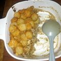 LadyDye's cooksnap of when they made tator tot casserole.