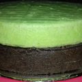 Cooksnap dari Cicik Ary untuk resep Brownies Pandan Kukus Ny. Liem