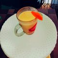 Nandita Mukherjee's cooksnap of when they made ম্যাঙ্গো জুস(mango juice recipe in Bengali).