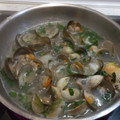 El cooksnap de Pepe cuando hizo Berberechos al vino blanco con ajo y perejil.