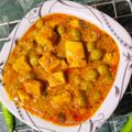 Divya Khatri's cooksnap of when they made Quick Matar Paneer.
