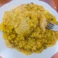 El cooksnap de Trainer Alejandro 🇦🇷 cuando hizo Pollo con arroz amarillo.