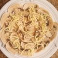 El cooksnap de Ana cuando hizo Carpaccio de champiñones.