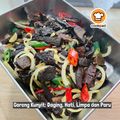 Cooksnap Mahadiah semasa beliau membuat Hati, Paru & Limpa Goreng Kunyit.