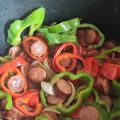 Cooksnap από anthoula στη συνταγή Σπετσοφάι με λουκάνικα και πιπεριές