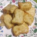 Cooksnap Iffah Ana semasa beliau membuat Tempura Chicken Nuggets.