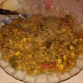 El cooksnap de Yesi Yess cuando hizo Arvejas partidas con arroz.