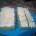 Cooksnap dari Nianrurii untuk resep Brownies Kukus Pandan Keju