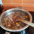 El cooksnap de Almudena Collado cuando hizo Salteado de solomillo.