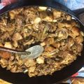 El cooksnap de tartagrossi cuando hizo Pollo al ajillo.