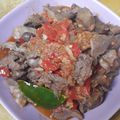Cooksnap dari Ratih Phe untuk resep Gongso ampela ati Ayam