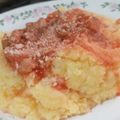 El cooksnap de Natalia cuando hizo Un buen plato de polenta con bolognesa.