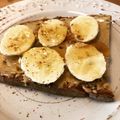 Cooksnap από kimwlos στη συνταγή Ψωμί με φυστικοβούτυρο, μέλι, μπανάνα