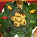 Shruti Raman( legendet100)'s cooksnap of when they made Besan ke ladoo.