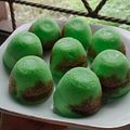 Cooksnap dari Basma Jabli untuk resep Putu Pandan Gula Merah