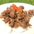 Cooksnap dari Eka Ernawati Subandrio untuk resep Beef Teriyaki Pedas ala Yoshinoya