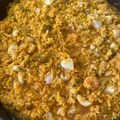 El cooksnap de mjmonseco cuando hizo Guiso de arroz con bacalao y gambas.