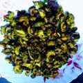 Nisha Singh का कुकस्नैप जब उन्होंने करेला भुजिया (Karela Bhujiya recipe in Hindi) बनाया था।