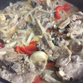 El cooksnap de Zaira cuando hizo Chuletas de cordero en salsa de pimiento.