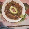 El cooksnap de Ely Mendoza cuando hizo Filete de atún con champiñones y vino tinto.