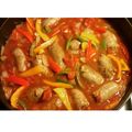 kisssten's cooksnap of when they made Sausage and Peppers - voted the BEST.