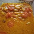 El cooksnap de chony cuando hizo Sopa de garbanzos y verduras al curry con leche de coco y yogur.