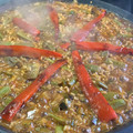 El cooksnap de Montse Rios cuando hizo 142. Paella de verduras y magret de pato (principal paella).