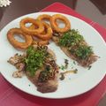 El cooksnap de Ivan Camilo Duran cuando hizo Lomo de cerdo con cebolla caramelizada.