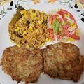 El cooksnap de Carmen Adames cuando hizo Torejas de berenjena.