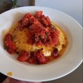 El cooksnap de Nicolas Ariel Oliva Tobar cuando hizo Queso provolone con tomate en sartén.