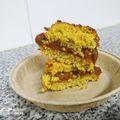El cooksnap de Mamá x 4 cuando hizo Alfajores de coco y dulce de leche.