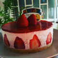 El cooksnap de Begoña Orihuela cuando hizo Tarta de fresas.