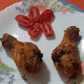 El cooksnap de Luz cuando hizo Alitas de pollo crujientes con harina y pan rallado en Airfryer.