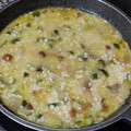 El cooksnap de Number One cuando hizo Arroz meloso de calabacín con setas ☺️.