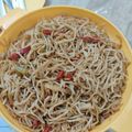 Vaishali Arora's cooksnap of when they made Chowmine #Streetfood.