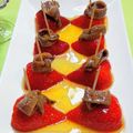 El cooksnap de Silvana Ruiz cuando hizo Aperitivo en cuchara de fresas con anchoas.