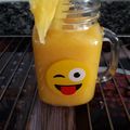 El cooksnap de salud machi cuando hizo Batido de piña, mango y zumo de uva.