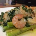 Sheilaavi's cooksnap of when they made Roasted Lemon Butter Garlic Shrimp and Asparagus.