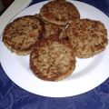 El cooksnap de Johana Lorena cuando hizo Hamburguesas de jurel con quinoa,.