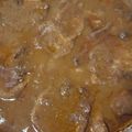 El cooksnap de Susi Atencia roman cuando hizo Fricando de ternera o de cerdo (presa ibérica).