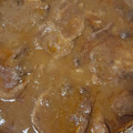 El cooksnap de Susi Atencia roman cuando hizo Fricando de ternera o de cerdo (presa ibérica).