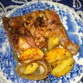 El cooksnap de Fernando Lopez Duhour cuando hizo Pollo al horno marinado con papas.