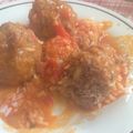 El cooksnap de fany-estevez cuando hizo Albóndigas de carne  y queso en salsa 🍴.