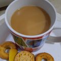 Nazia Qureshi's cooksnap of when they made Milk tea 🍵.