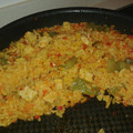 El cooksnap de Georgiana Tanascov cuando hizo Arroz con pollo y verduras 🍚 🥕🌶️🍗.